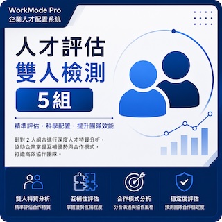 加購：雙人檢測 5 組